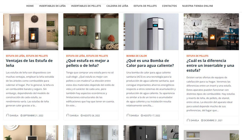 Hortagas SL website screenshot 3